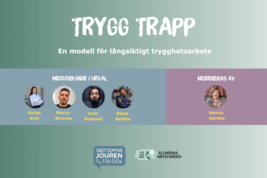 Brottsofferjouren lanserar modell för långsiktigt trygghetsarbete – ungas röster i centrum 
